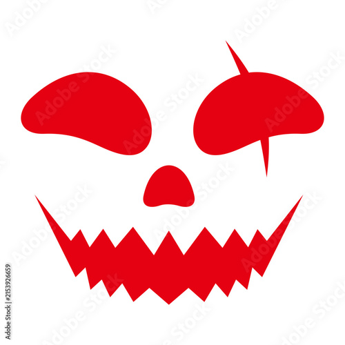Halloween Face Illustration