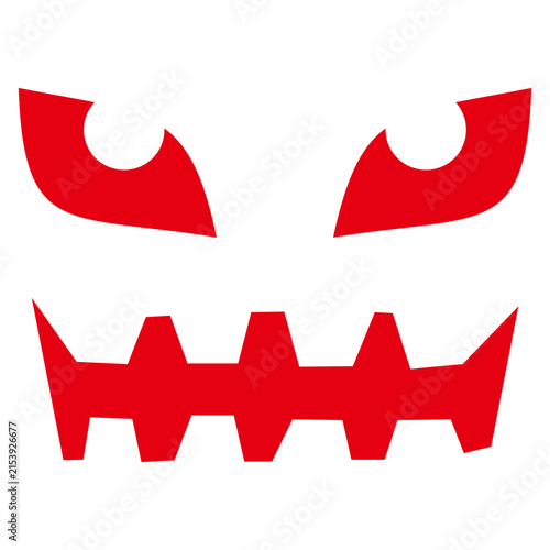 Halloween Face Illustration