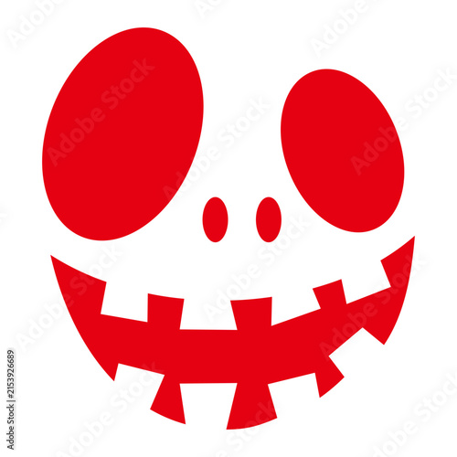 Halloween Face Illustration