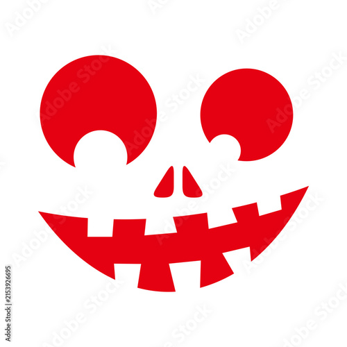 Halloween Face Illustration