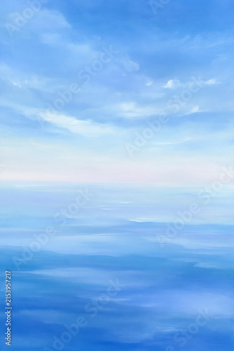 blue sky, generation AI 