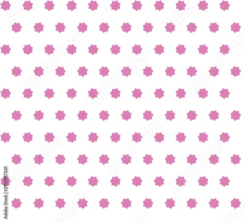Seamless pink starburst pattern background - design for textile prints, gift wrapping paper, and web banners. JPEG version.