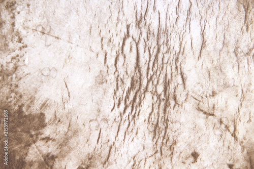 Old leather drum craked skin