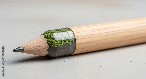 Innovative Pencil Filled with Seeds for Sustainable Growth