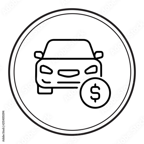 Car Cost Icon