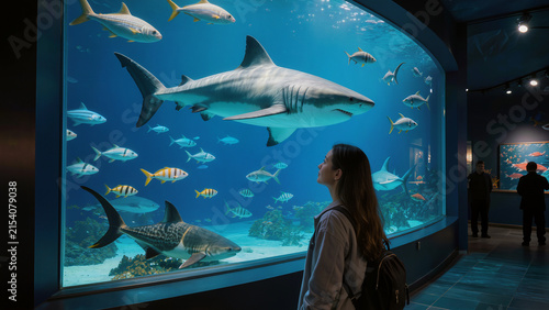 shark in the aquarium