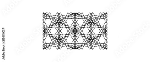 Seamless pattern luxury floral symmetry 