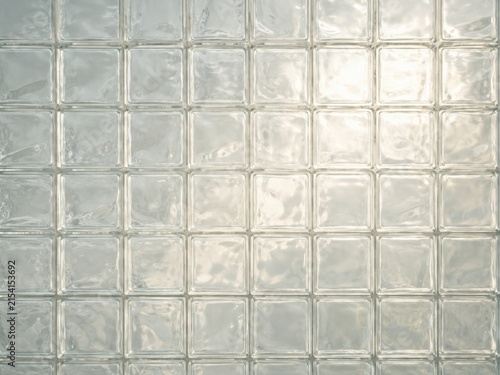 Backlit Architectural Glass Block Texture Background
