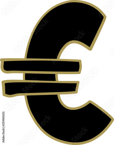 EU Euro Symbol, Doodle
