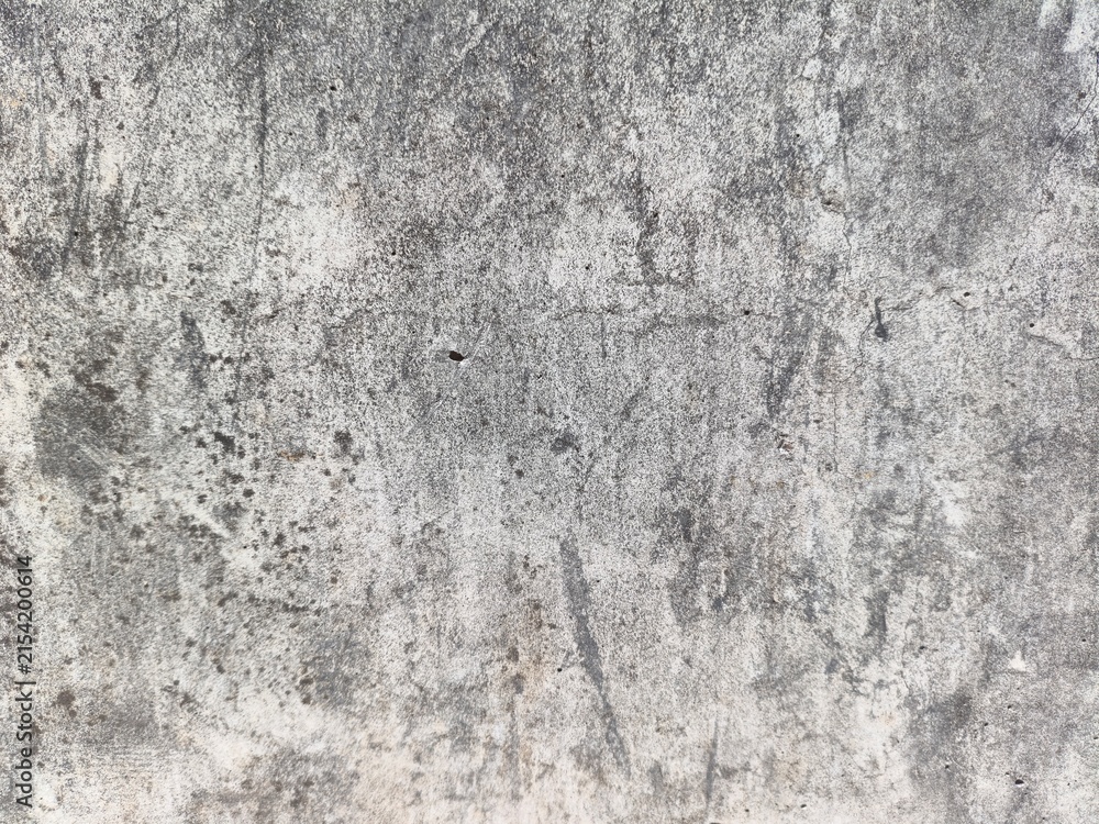 Fototapeta premium Old gray cement wall background texture with rough vintage surface.