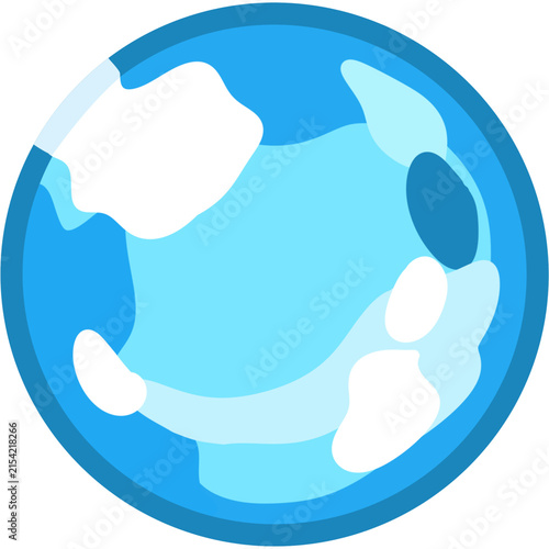 Cute Blue Ocean Soda 