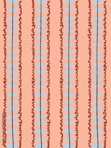 Pre-made background of isolated elements in a flat style. Modern digital illustration suitable for covers, cards, and designs.