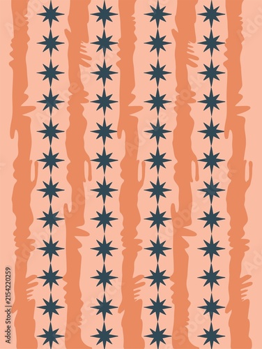 Pre-made background of isolated elements in a flat style. Modern digital illustration suitable for covers, cards, and designs.