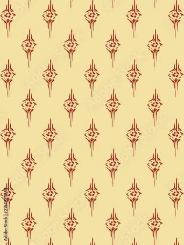 Pre-made background of isolated elements in a flat style. Modern digital illustration suitable for covers, cards, and designs.