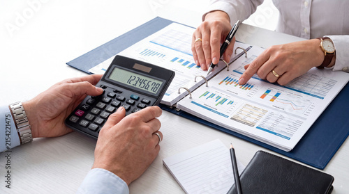 Business financial analysis.