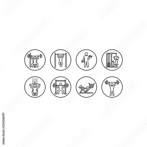 Set of diverse medical and science icons