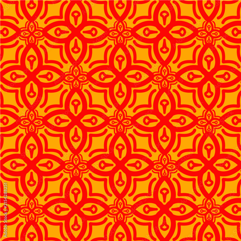 Fototapeta premium Abstract Geometric Seamless Tile Pattern Background Vector