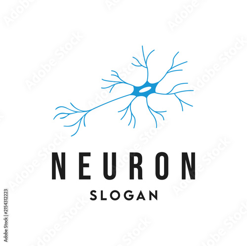 Neuron Logo Design template Illustration Vector