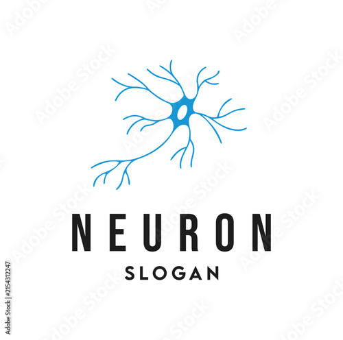 Neuron Logo Design template Illustration Vector