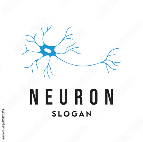 Neuron Logo Design template Illustration Vector