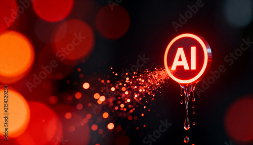 shadow ai data leakage concept visualization