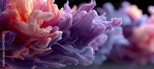 Abstract waves of color - A mesmerizing dance of hues and textures.