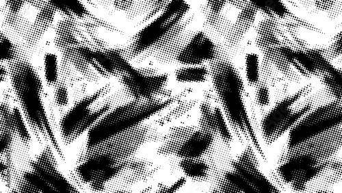 HALFTONE  ABSTRACT BACKGROUND BLACK AND WHITE