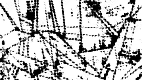 HALFTONE  ABSTRACT BACKGROUND BLACK AND WHITE