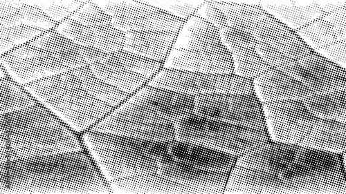 HALFTONE  ABSTRACT BACKGROUND BLACK AND WHITE