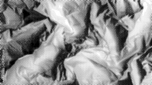 HALFTONE  ABSTRACT BACKGROUND BLACK AND WHITE