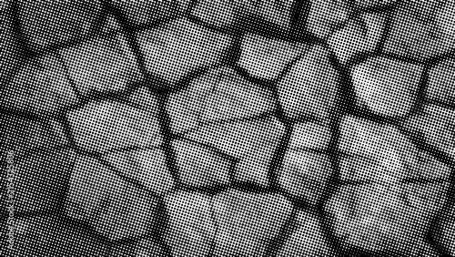HALFTONE  ABSTRACT BACKGROUND BLACK AND WHITE