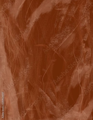 Konstfotografi Burnt Sienna Terracotta Hand Painted Brush Texture