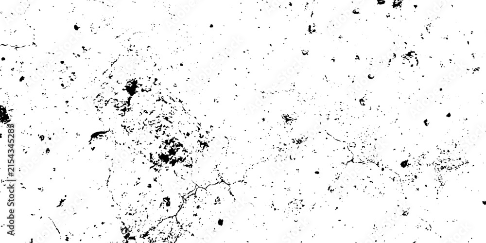 Fototapeta premium Grunge overlay black and white illustrations for urban designs. Scratched grunge urban background texture vector. Rough distressed grunge abstract background with dust dirt and scratches design.