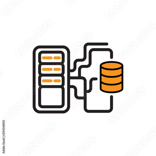 Business Technology Server and Database Data Flow