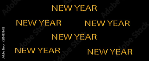 New Year, golden, background,