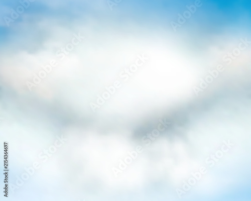 Blue smoke sky background