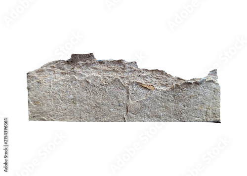 Photography Long rectangular piece of gray fibrous stone texture for website background elements