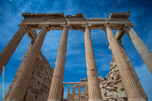 Greek temple at the Acropolis in Athens
