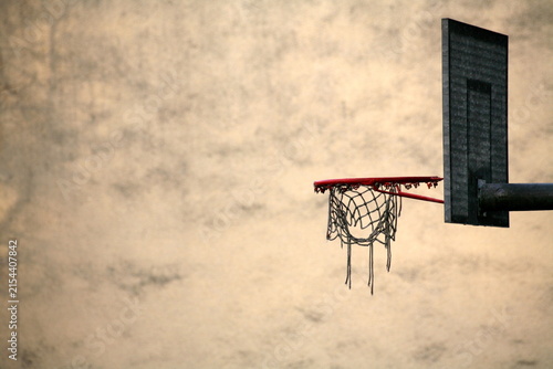 Bild auf Leinwand Basketballkorb