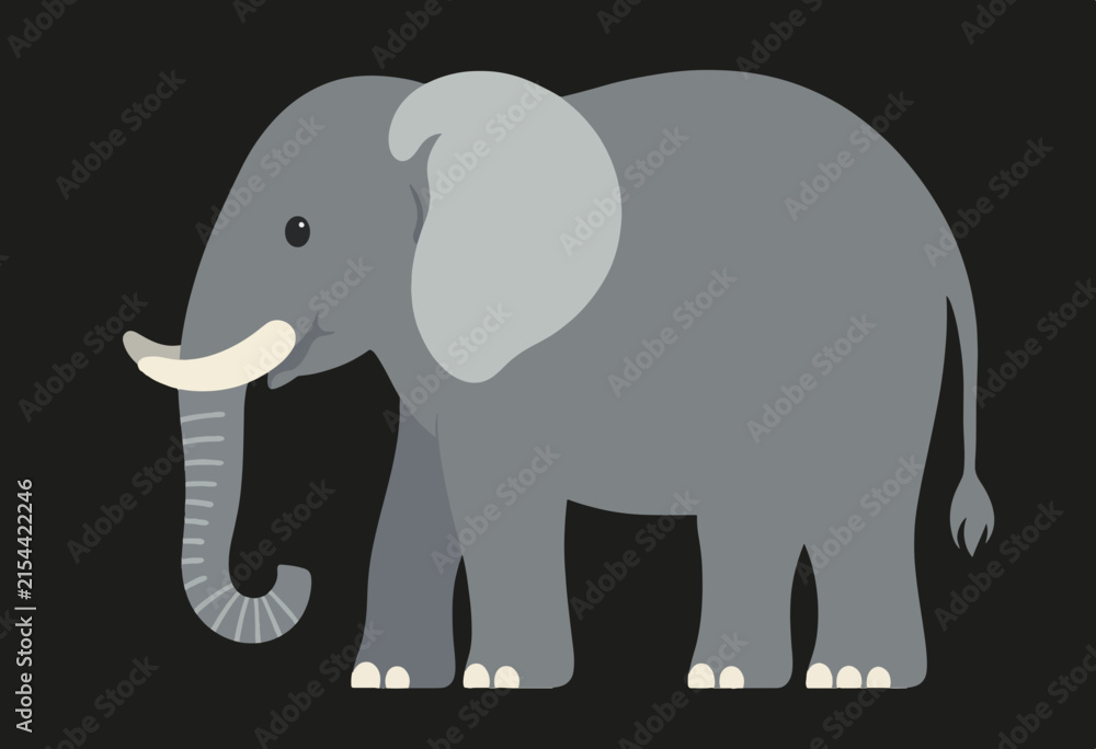 Fototapeta premium elephant icon