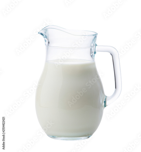 jug of milk isolated on a transparent background