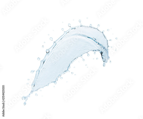 water splash isolated on a transparent background