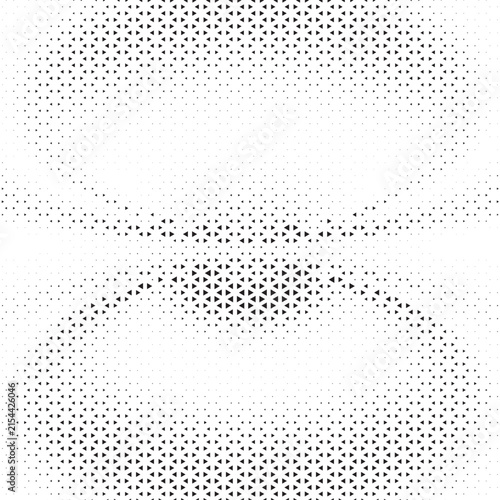 Abstract halftone dot pattern background with gradient transition and geometric texture