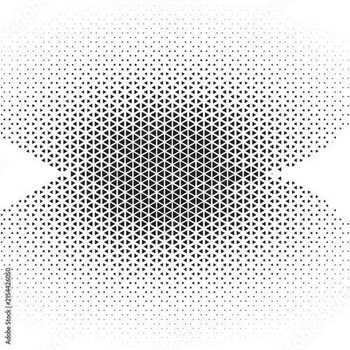 Abstract halftone dot pattern gradient background with circular geometric shape design
