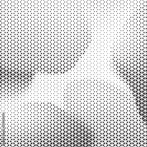 Abstract halftone dot pattern background with gradient monochrome geometric texture