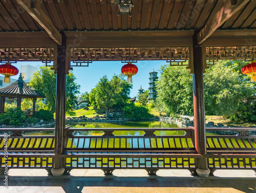 Cuadro en lienzo 那覇の福州園