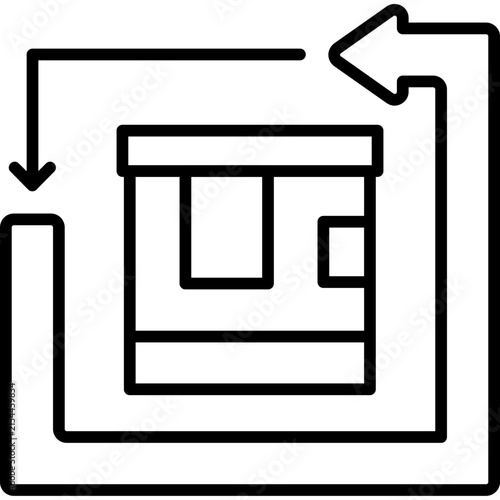 Package Return Icon