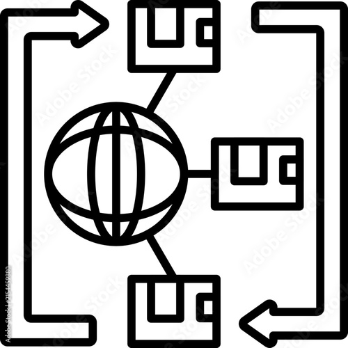Supplier Network Icon