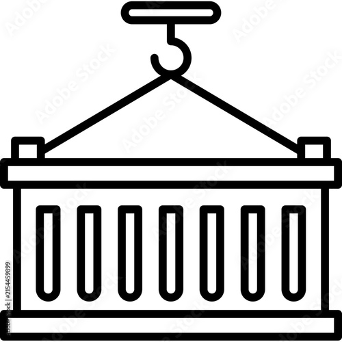 Shipping Container Icon