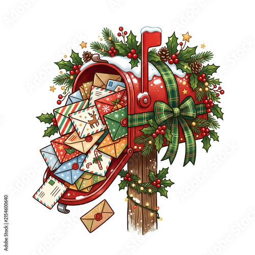 Christmas decorations vector illustration 